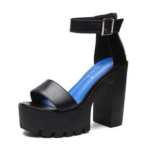 tyle Big Size High Heels Women Sandals Open Toe
